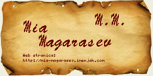 Mia Magarašev vizit kartica